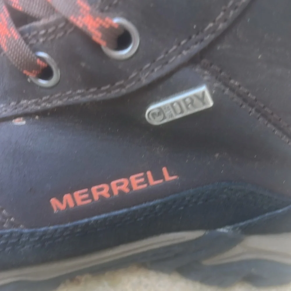 Merrell Polarand Rove Waterproof Men's Brown/Black Hiking Boots Size 8